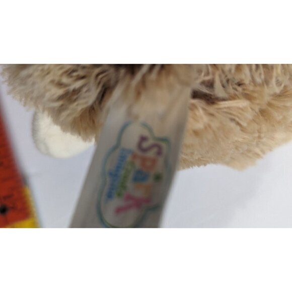 Spark Create Imagine Teddy Bear baby toy Plush Soft Nose Sewn Eyes Rattles 11" - Picture 7 of 7